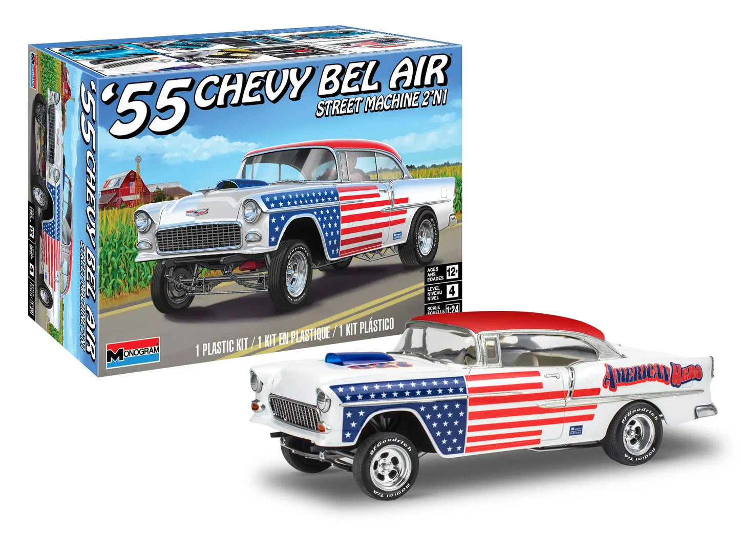 Revell 14519 55 Chevy Bel Air Street Machine 2N1